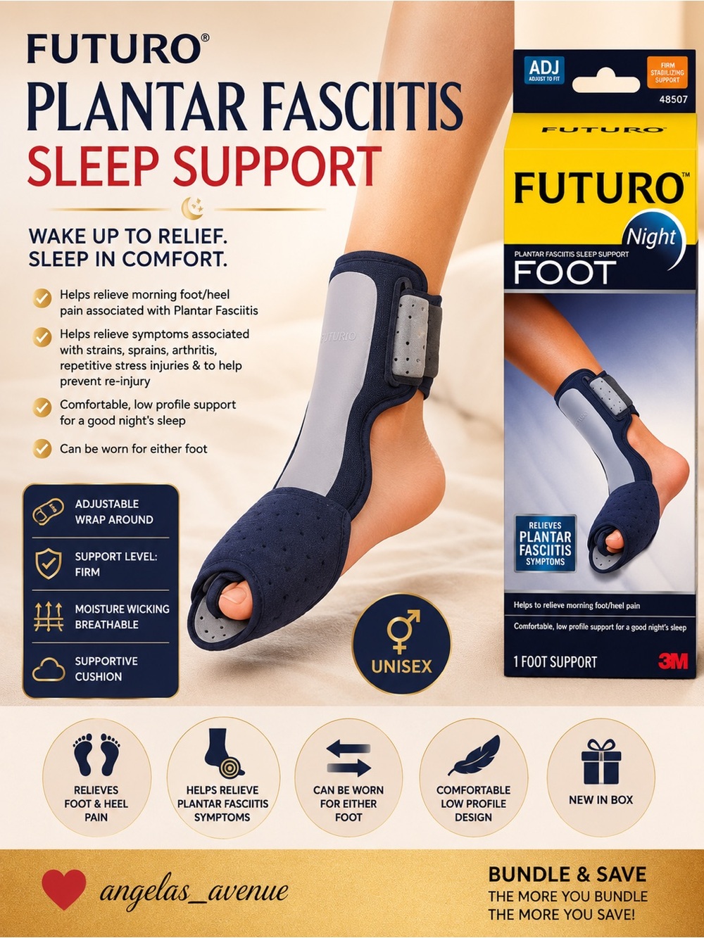 Plantar Fasciitis Sleep Support for the Foot